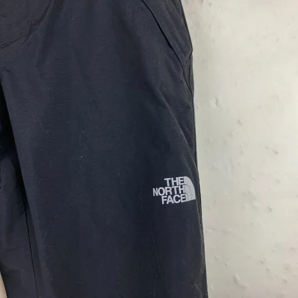 The North Face Snow Pants Boys Girls 10 / 12 Black Dryvent Ski Snowboard Logo - Picture 3 of 7